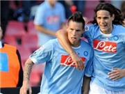 Bóng đá anh, ngoại hạng anh, lịch thi đấu euro 2012, Khước từ “đại gia”, Hamsik và Cavani gắn bó với Napoli
